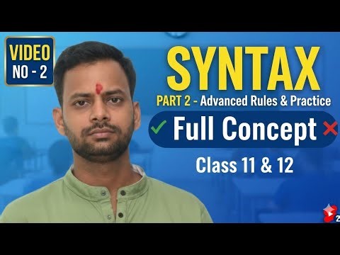 Subject Verb Agreement in English | Syntax Class 12 | Easy Rules with Examples