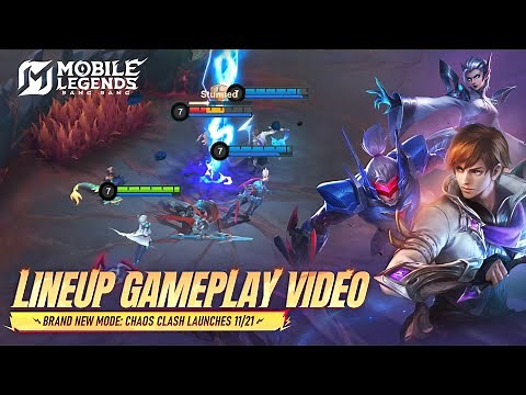 Lineup Gameplay | New Mode Chaos Clash | Mobile Legends: Bang Bang