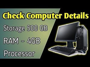Computer Ki Detail Kaise Nikale | How To Know Computer Details | Pc Ki Details Kaise Nikale