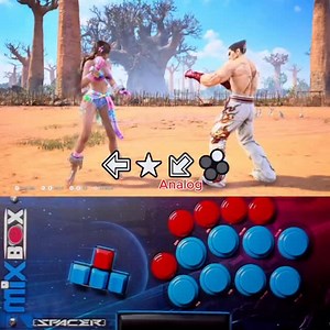 The Secret to 100% P2 EWGF Consistency: Bind your thumb button to the left Analog. You can literally feel the "Electric" click instantly. #PlaywithMixbox #Leverless #Mixbox #Tekken8 Mixbox / WASD Keyboard / Leverless controller | Mixboxarcade
