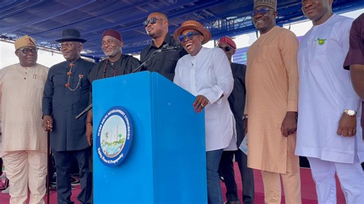 HAPPENING NOW: The official commissioning of the NDDC Model State Office Building Complex in Warri by His Excellency, Rt. Hon. Sheriff Oborevwori, Governor of Delta State. #NDDC #DeltaState #Warri #GbaramatuVoiceTV #NigerDelta | GbaramatuVoice TV