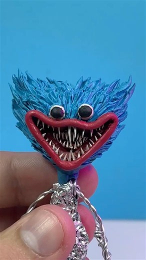 Making WITHERED HUGGY WUGGY with POLYMER CLAY Pt 1 #poppyplaytime #polymerclay #huggywuggy #diy #art