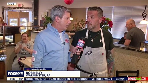 Phillies & Eagles Fans Join For Breakfast