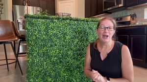 Artificial Boxwood Roll Grass Wall Panels, Greenery Outdoor 40"x120" (33.33 Sqft) UV-Anti Fake Ivy Privacy Fence Screen for Patio, Balcony, Garden, Backyard, and Fence Decor-Includes 5 PCS 79" Vines