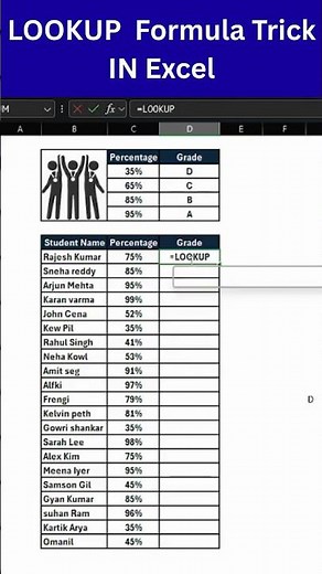 STOP Grading Manually! Auto Grading with Excel in 30s #exceltricks