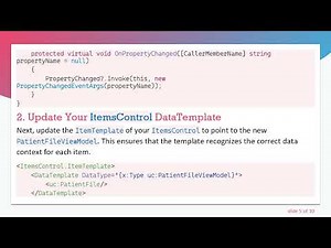 How to Properly Bind UserControl Elements to Model Properties in WPF