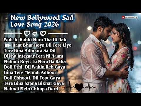 New Bollywood Sad Love Song 2026 💔 Heart Touching Hindi Sad Songs | Latest Emotional Romantic Hits