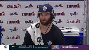 This is what it's all about! 🙌 After winning his Toronto Maple Leafs-record 10th straight game, Jack Campbell was overcome with emotion. NHL.com has more ➡️ https://www.nhl.com/news/jack-campbell-celebrates-maple-leafs-record-with-mitchell-marner/c-323393544?tid=281396148 | NHL