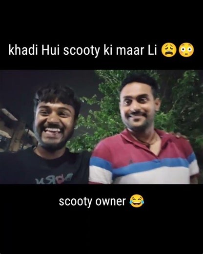 😵‍💫🤯truck Ne thok Diya//khadi hui scooty ki maar Li😫