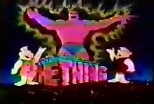 Remember the time in 1979 Fred and Barney Meet the Thing… Fred and Barney Meet the Thing is a 60-minute Saturday morning animated package show and a spin-off of The Flintstones produced by Hanna-Barbera which aired on NBC from September 22, 1979 to December 1, 1979. It contained the following two segments: The New Fred and Barney Show (a revival of The Flintstones) The Thing (based on the Marvel Comics superhero Thing) Despite the show's title, the two segments remained separate and did not cros