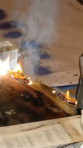 FRACTAL BURNING CEDAR BEFORE RPOXY #diywoodworking