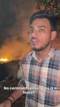 This Is Not Just Fire… 🔥 | Delhi Pollution Reality | Save Environment | NGO Awareness #shorts #ngo