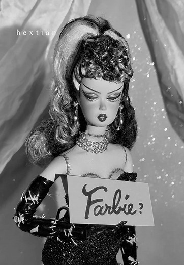 You can tell they’re from hell, they’re swell! 😈 😂 #barbie #monsterhigh #frankiestein #customdoll