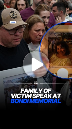 Daily Mail on Instagram: "The family of Matilda, who was gunned down in the Bondi attack, aged just 10, have wept as they addressed a large crowd at a memorial. Her father Michael told the crowd she was a 'beautiful person' as he held a framed photo of her. 'Her name was Matilda because she was our first Australian,' he said. 'We came here from Ukraine … and I thought that Matilda is the most Australian name that can ever exist. So just remember the name, remember her.' #news #world #australia #