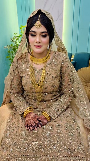 496 reactions · 7 comments | Beautiful Bride Makeover by : Aklima...