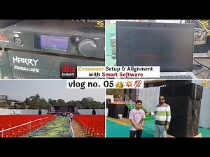 vlog 05 || Dbx pa2 crossover setup and alignment with smart software by dj rony ||
