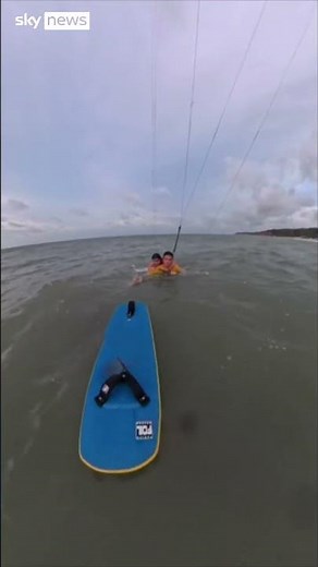 Olympic kitesurfer rescues drowning woman in Brazil