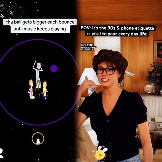 "POV: It’s the #90s & phone etiquette is vital to your every day life. #nostalgia #90skids