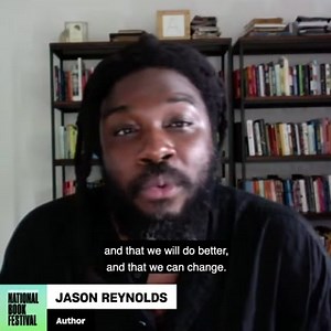 Today's National Book Festival highlight is National Ambassador for Young People's Literature Jason Reynolds speaking about "Stamped: Racism, Antiracism and You," the bestselling book that he and African-American studies scholar Ibram X. Kendi co-authored. See the full video here: https://blogs.loc.gov/national-book-festival/?loclr=fbloc | The Library of Congress