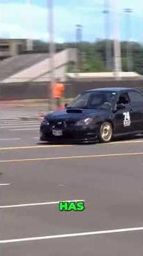 Autocross Madness: Watch Cars Drift Through Cone Courses! #shorts