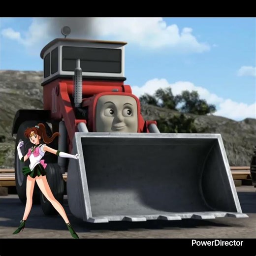 Jack the front loader meets sailor Jupiter