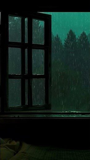 Rain Falling Outside the Window for Sleep Fast & End Insomni
