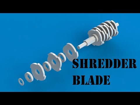 SOLIDWORKS TUTORIAL : SCRAP METAL SHREDDER PART 1/3