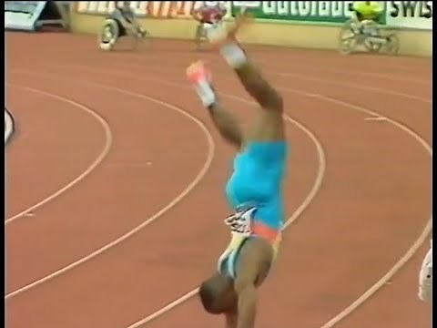 Leroy Burrell 9.85 WORLD RECORD PER 100 METERS ( Lausanne GP Athletics Meeting 1994 )