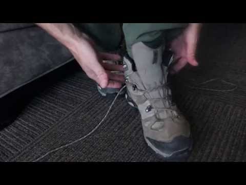 Quick Tip: How to lace hiking boots for a secure fit