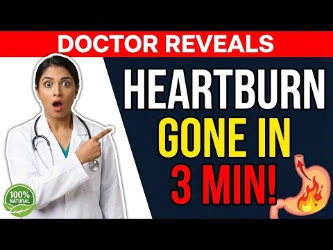 Stop Heartburn in 3 Minutes! Doctor's Natural Fix (No Antacids)