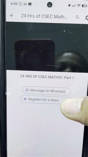Free CSEC math crash course. Download the app and see. Or check his YouTube channel. #cxc #maths