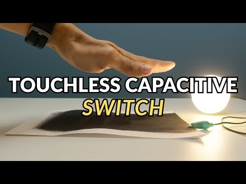 DIY Capacitive Touch Switch with Cabon Conductive ink
