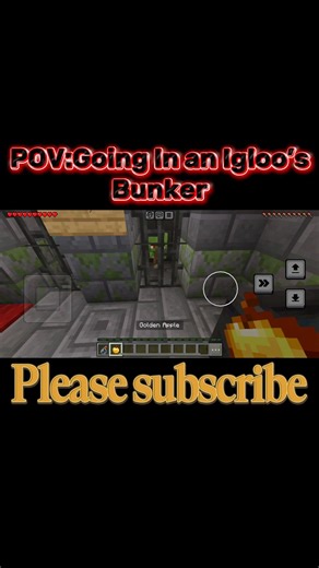 POV:GOING DOWN AN IGLOO’S BUNKER😆#minecraft #shorts #crxynz #gaming #games #minecraftshorts #memes