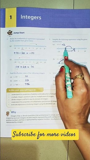 Integers # Grade 7 Wonder maths