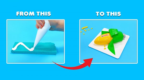 1 minute of the most satisfying cake-making! Watch this dessert come to life! 🎂✨