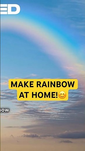 Make Your Own Rainbow in 10 Seconds! 🌈😱