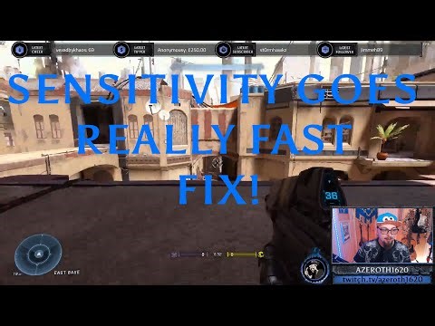HALO INFINITE SENS GOES REALLY FAST FIX - UNCONTROLABLE SPEED & STICK DRIFT FIX