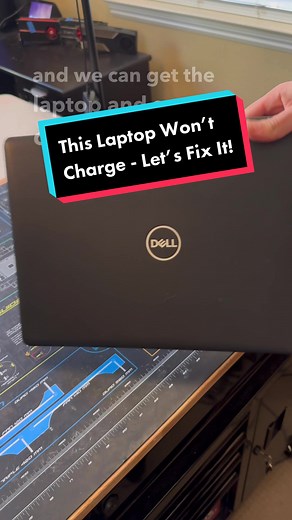 This Laptop Won't Charge #fyp #viral #techtok #pc #computer #pcrepair #dell #tech