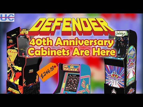 New Arcade1up Legacy Cabs: Defender 40th and Galaga 40th Plus Lowest Price Yet on Ms. Pac Man
