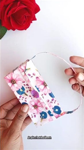 Purse Making at home I DIY Paper purse 👜 Making 😱 #shorts #diy #craft#bestoutofwaste#trending#diy