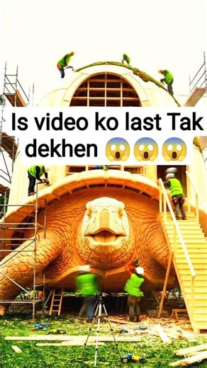 Jungle ke beech mein banaya ek ajeeb Turtle 🐢House! 🛖 Amazing AI Concept.#ai #shorts#shortvideo