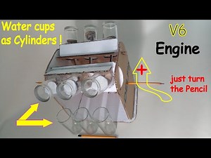 Build Your Own V6 Engine for School Project.
