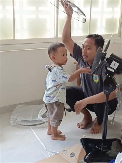 assembling a propeller fan #installingfan #shorts