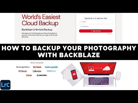 How To BACKUP Your PHOTOGRAPHY With BACKBLAZE
