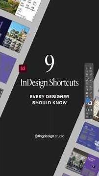Indesign Shortcuts Every Designer Should Know! #indesign #adobeindesign #indesigntutorial