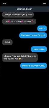 He Got Caught Cheating In Group Chat!