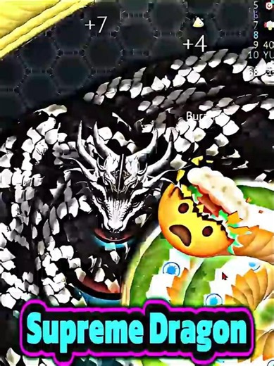 WORMATE.IO - SUPREME DRAGON VS SHOCKED INDAIN