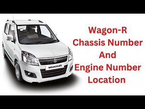 Wagon-R Chassis Number And Engine Number Location #mechanic #marutisuzuki #wagonr