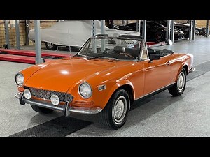 1971 Fiat 124 Sport Spider 5 speed