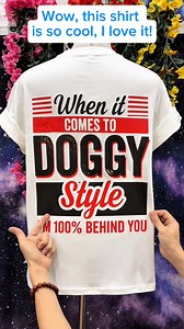 😂🐶 When It Comes To Doggy Style... I’m 100% Behind You! 😏This cheeky, flirty tee is the ultimate playful wink for couples with a sense of humor – bold, naughty, and guaranteed to get laughs (and maybe more 😉). Perfect for date nights, Valentine’s, or just keeping things spicy! 🔥 Tag your partner who’ll love this position... literally 😂 Grab yours now and show your support! 🛒✨ | Chicevo